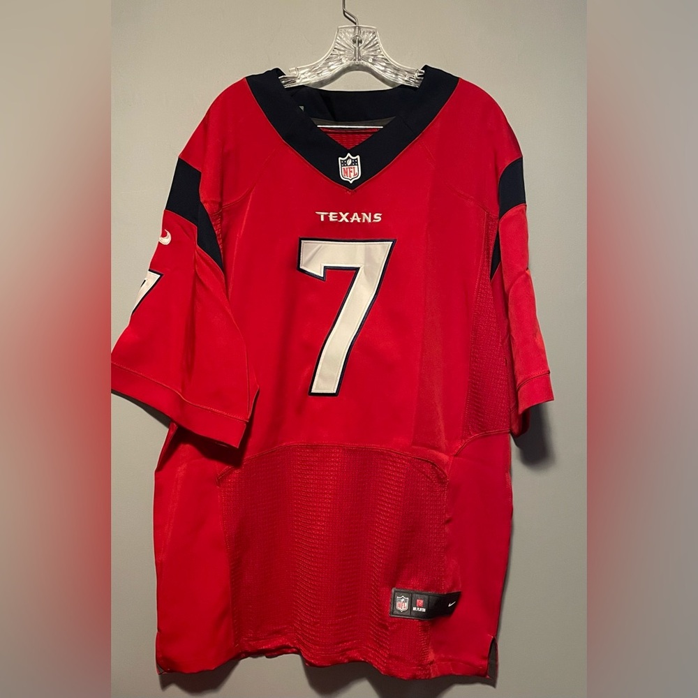 NFL Houston Texans Red and Navy Team Jersey